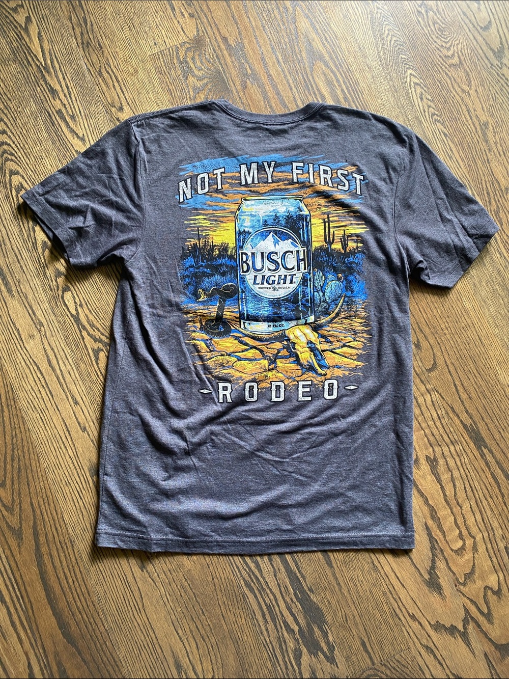 Busch Lite Dark Gray Graphic Tee